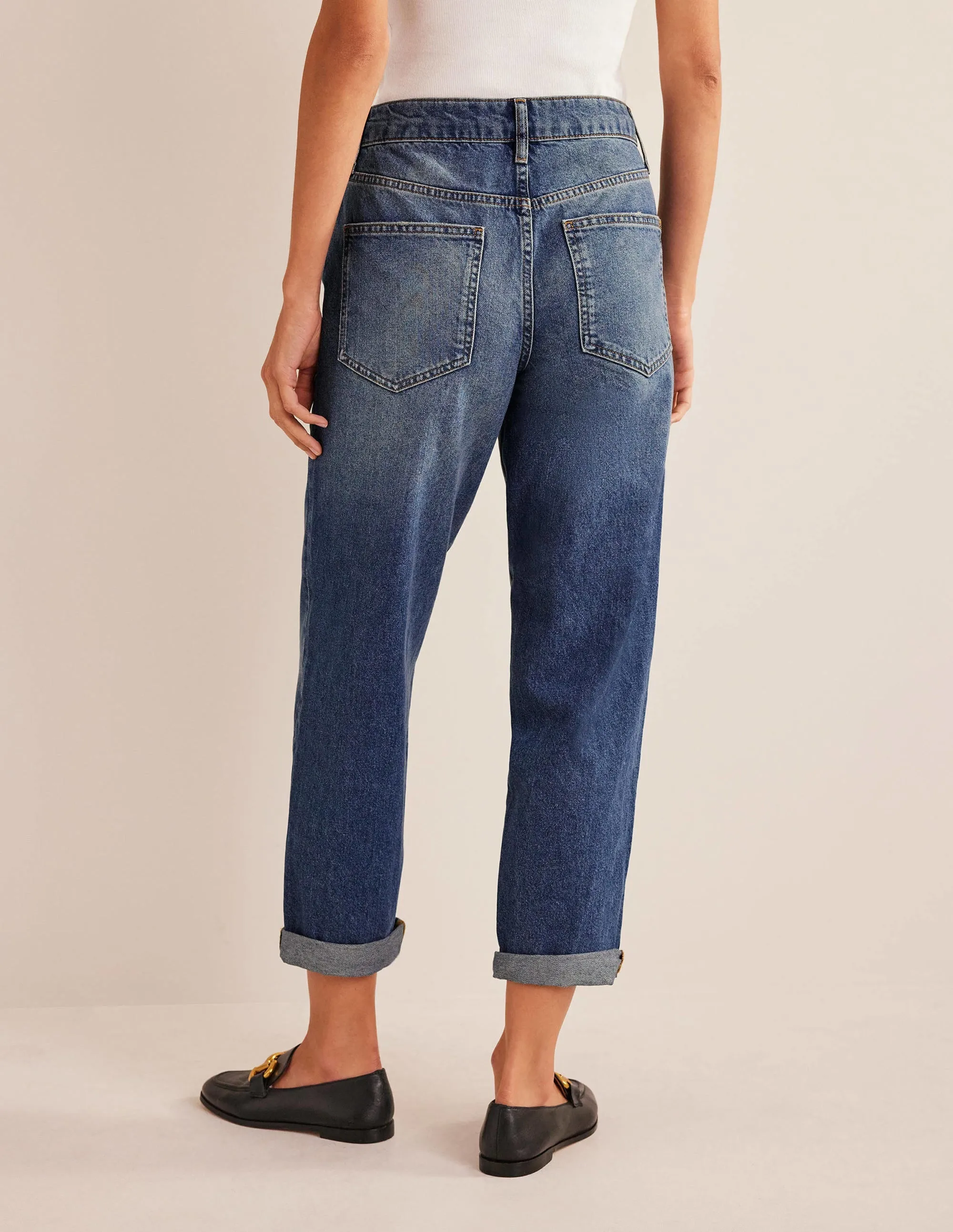 Boyfriend Jeans-Light Vintage