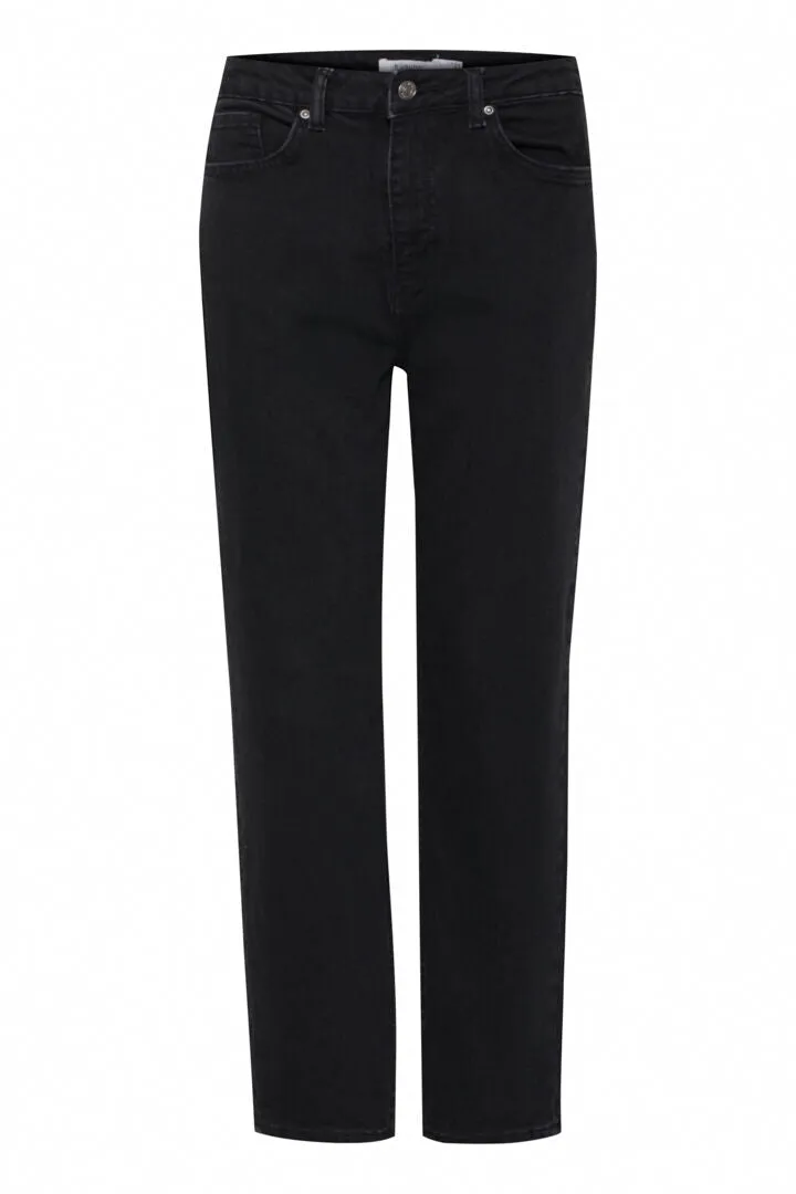 B.Young Mom Black Denim Jeans