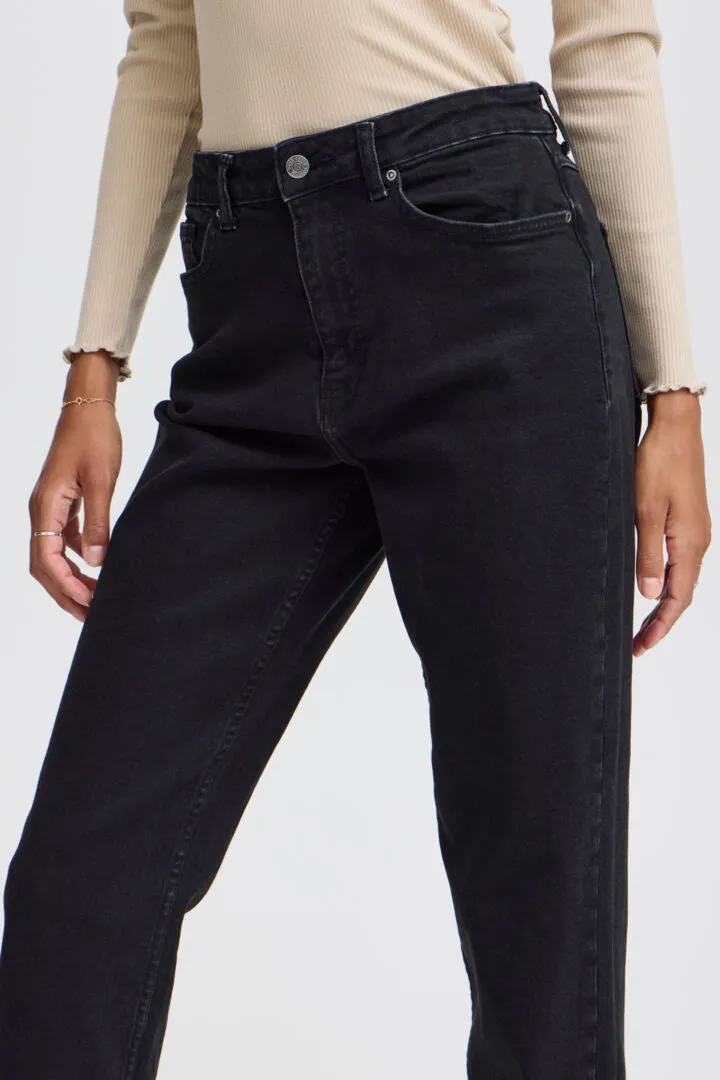 B.Young Mom Black Denim Jeans