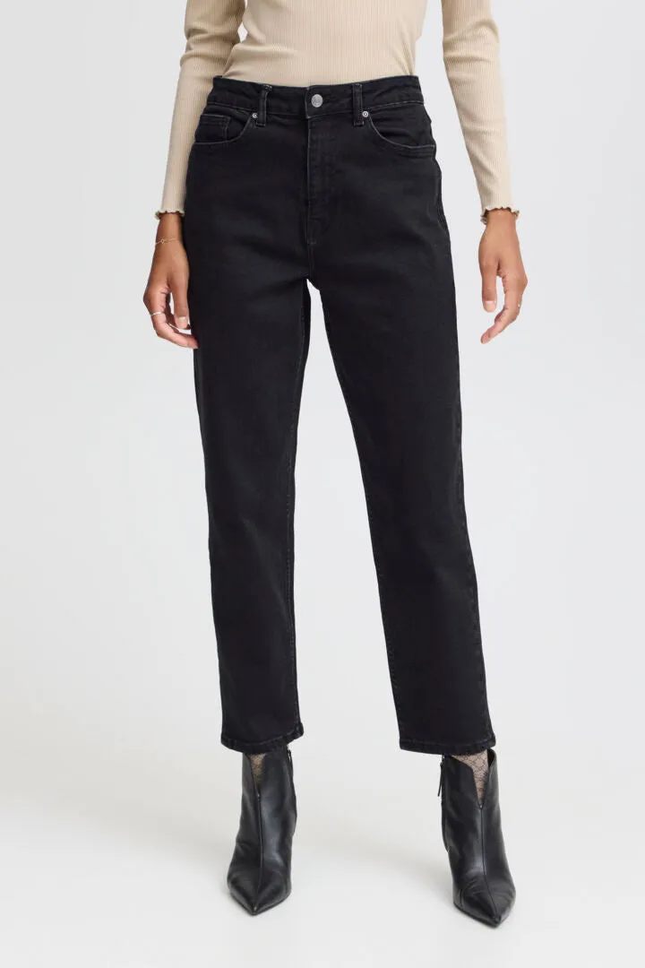 B.Young Mom Black Denim Jeans