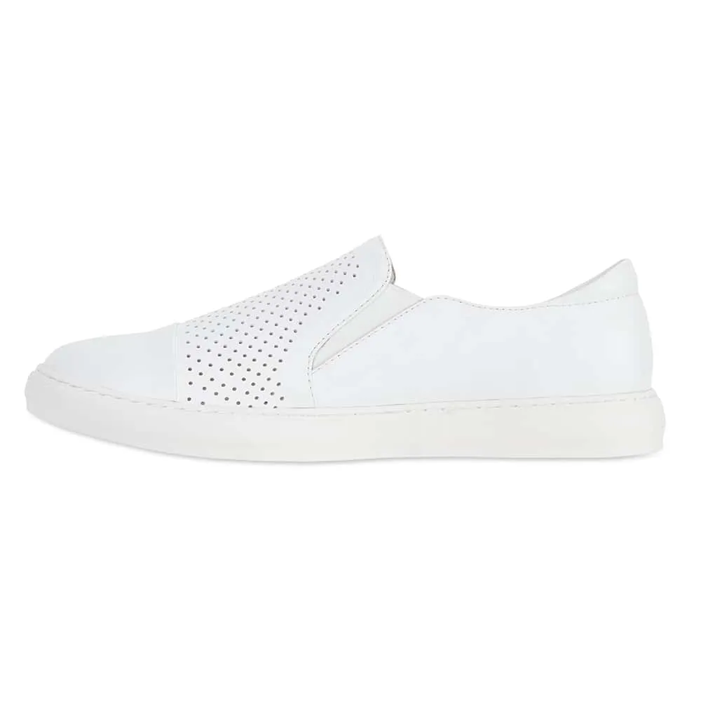 Celina Sneaker in White Leather