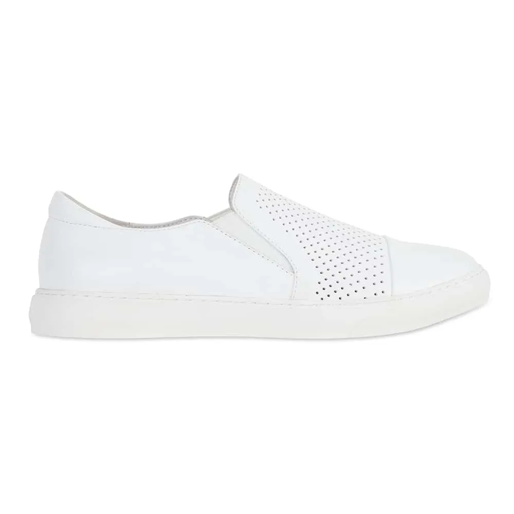Celina Sneaker in White Leather
