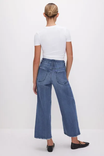 Good Waist Palazzo Crop Jeans
