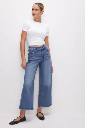 Good Waist Palazzo Crop Jeans