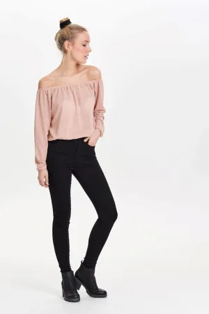 High skinny fit jeans - Black