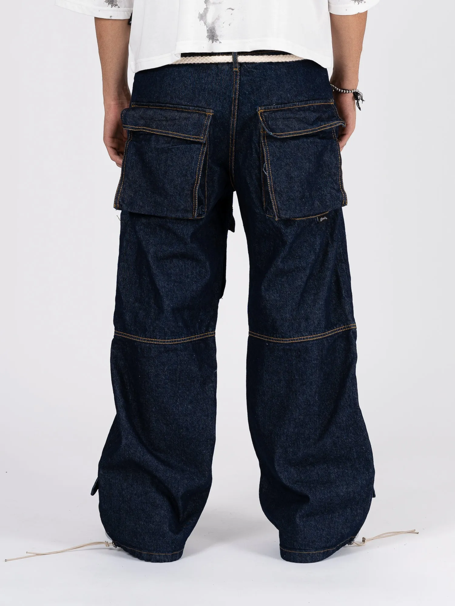 Jeans cargo blu Effemme Exclusive Lab