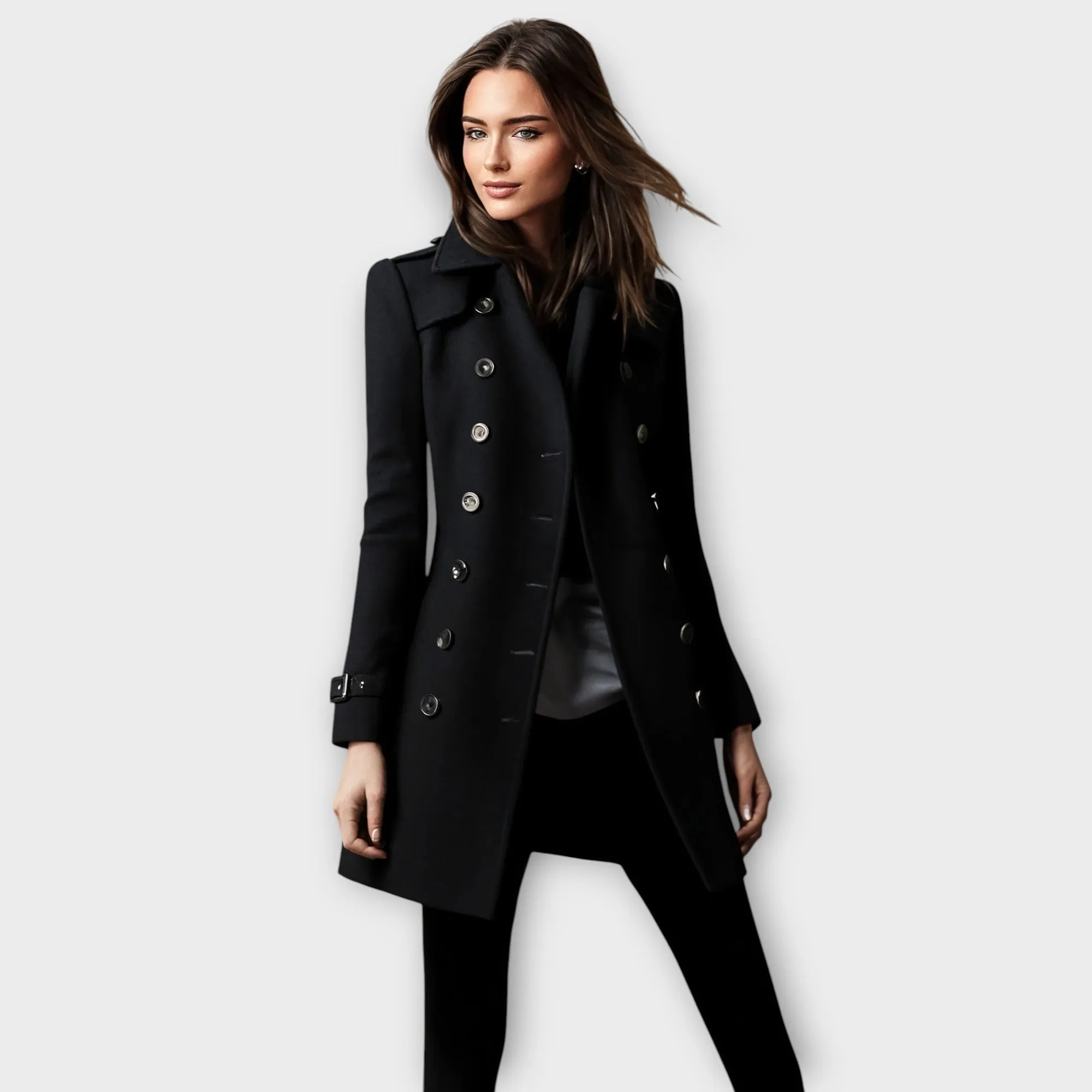 Linda Double Breasted Trench Coat