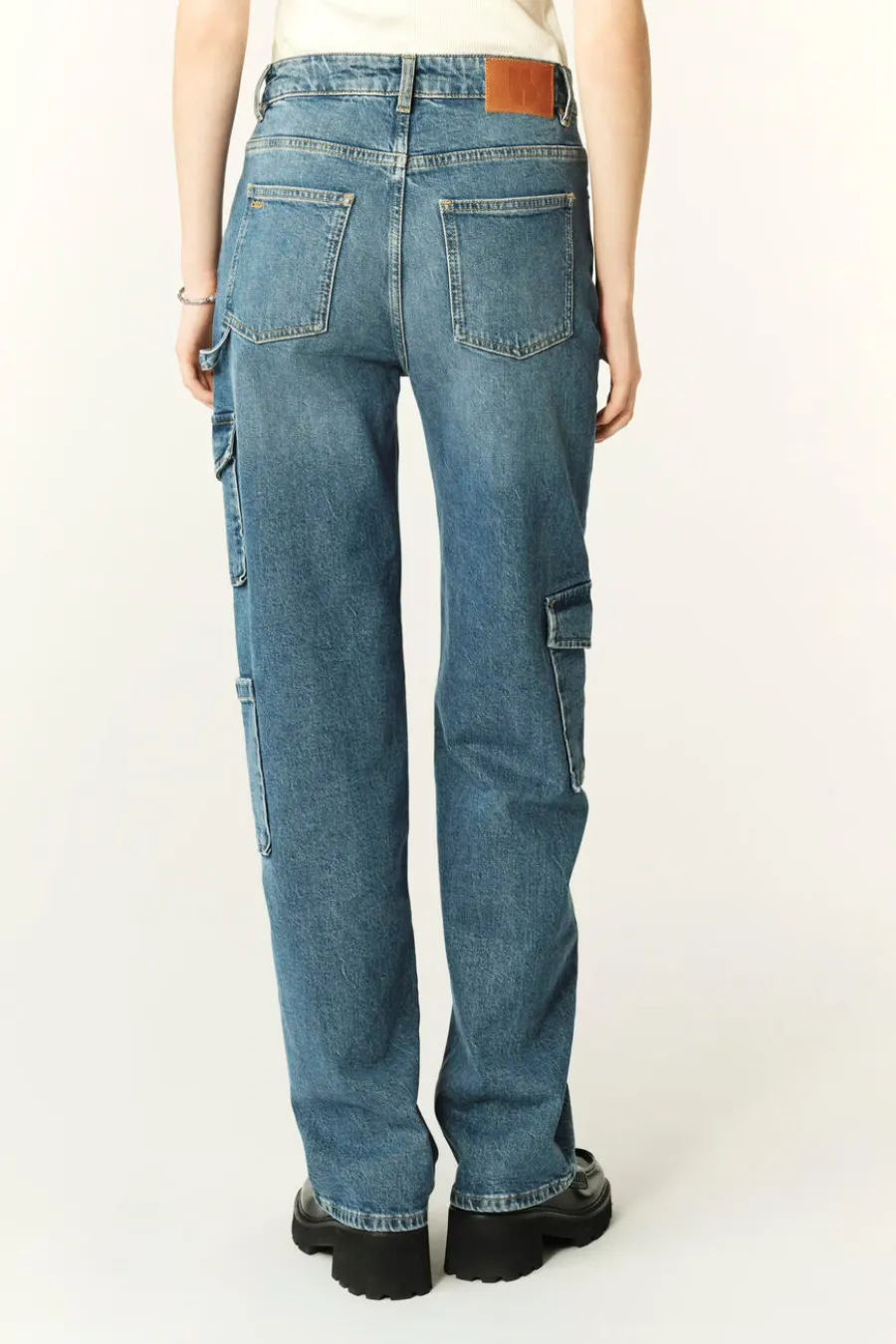 Loig Cargo Jeans Blue
