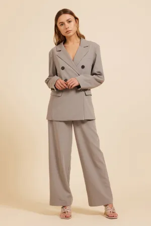 Moodie Olive Double Breasted Blazer