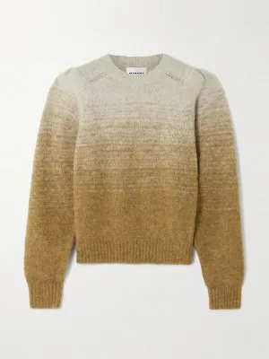 Peyton ombré baby alpaca-blend sweater