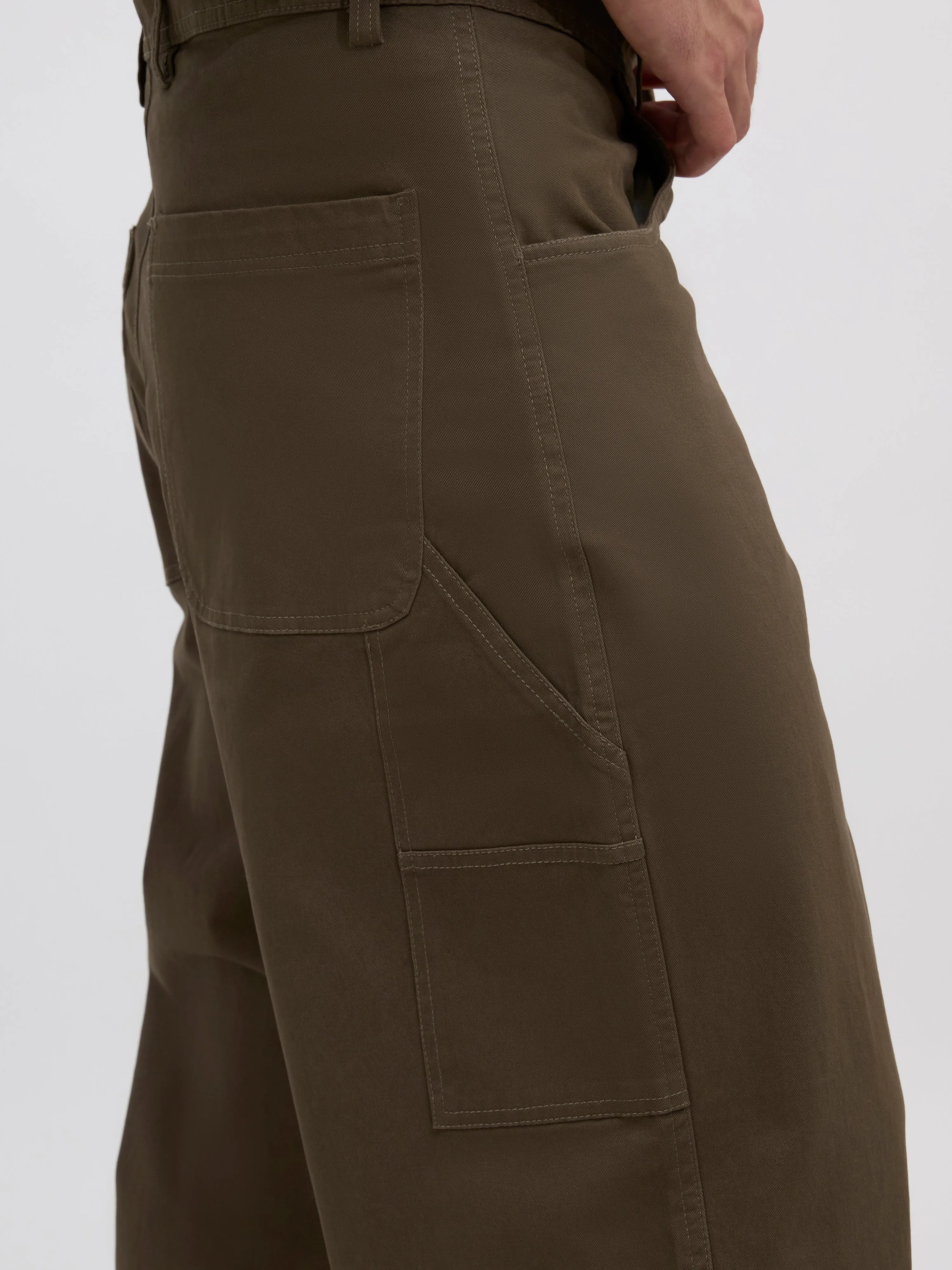 Quinton - Supper Baggy cargo pants - Army Green
