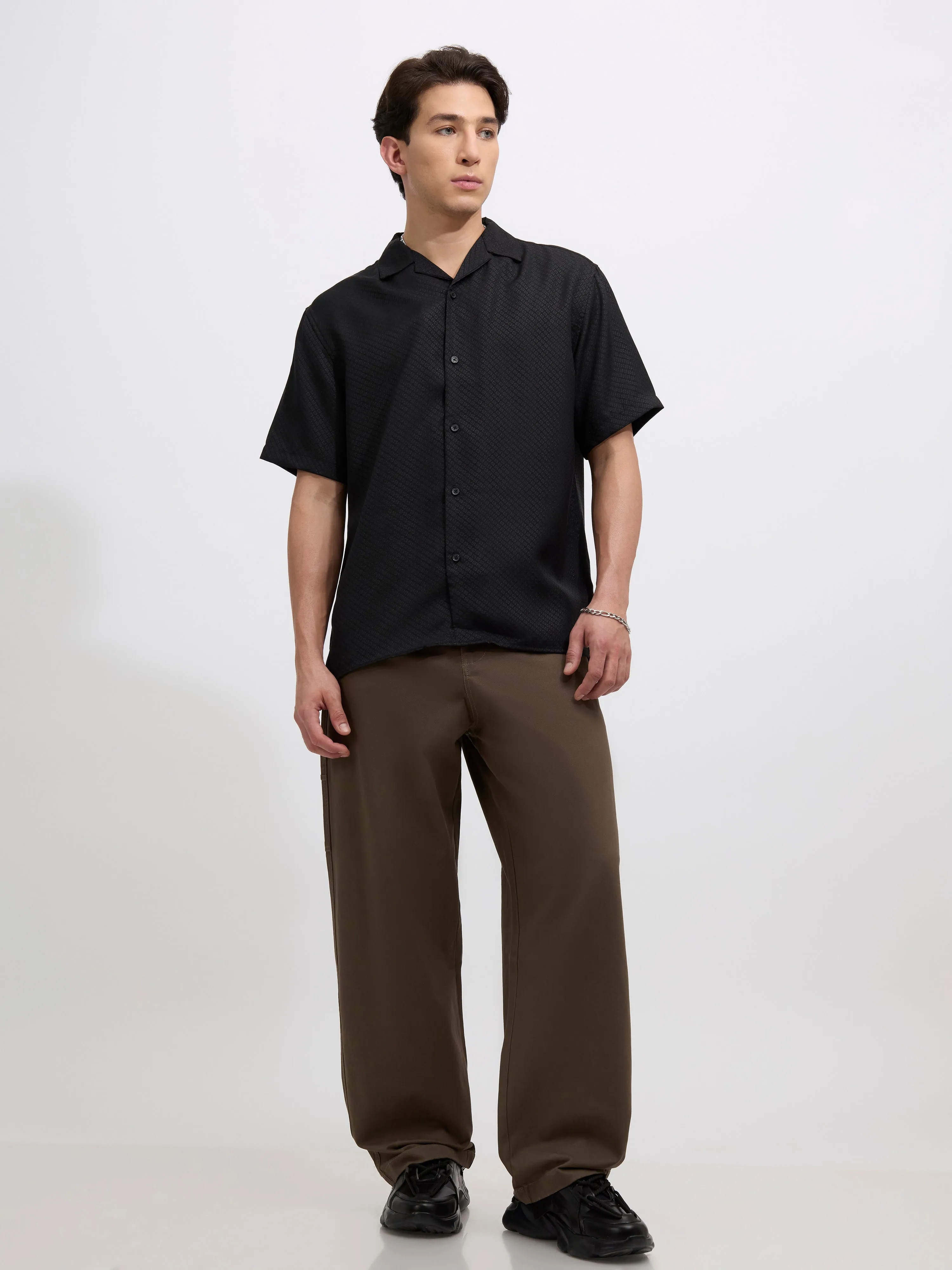 Quinton - Supper Baggy cargo pants - Army Green