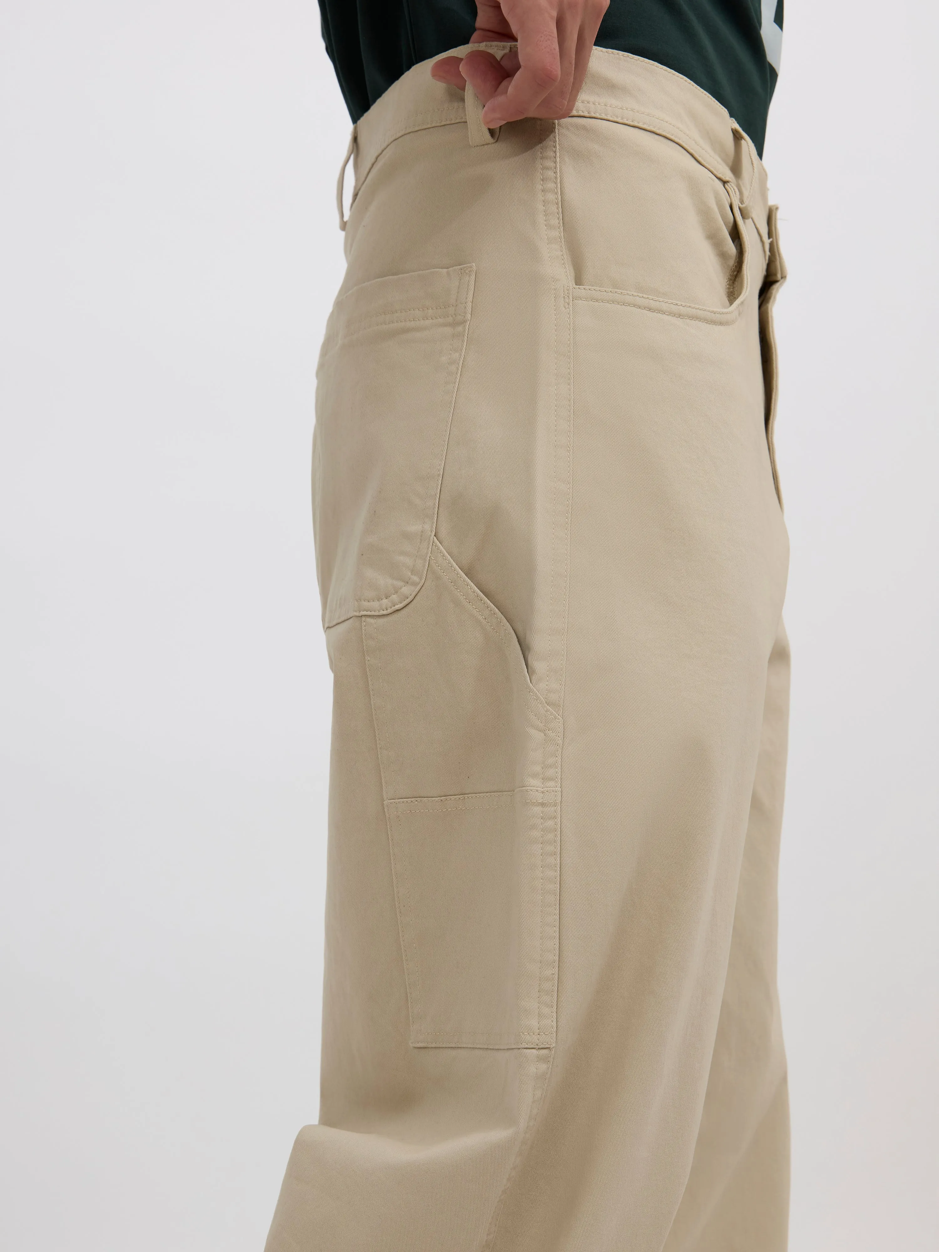 Quinton - Supper Baggy cargo pants - Beige