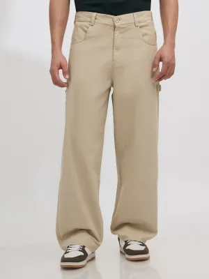 Quinton - Supper Baggy cargo pants - Beige