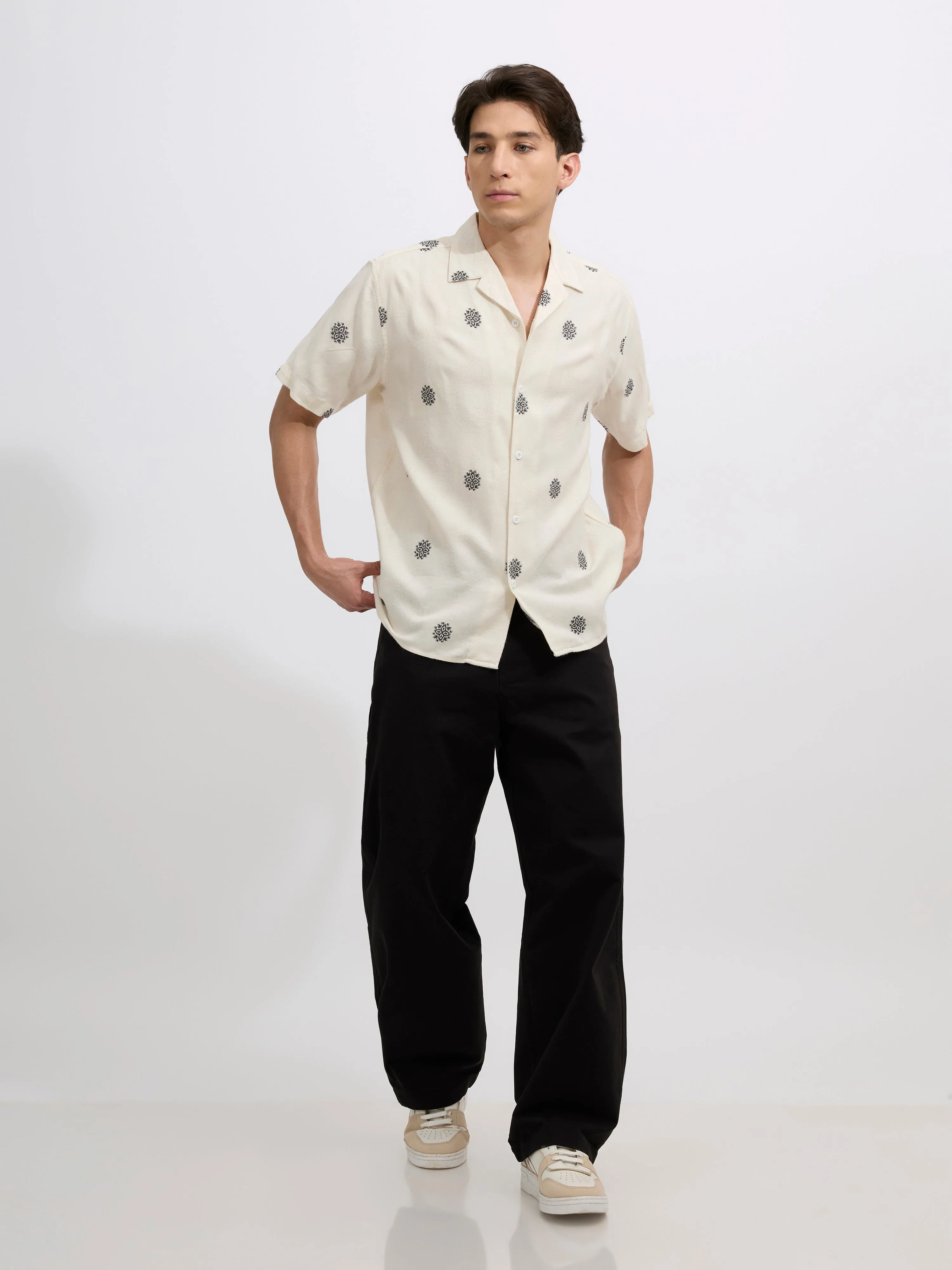 Quinton - Supper Baggy cargo pants - Black