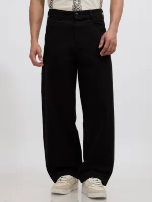 Quinton - Supper Baggy cargo pants - Black