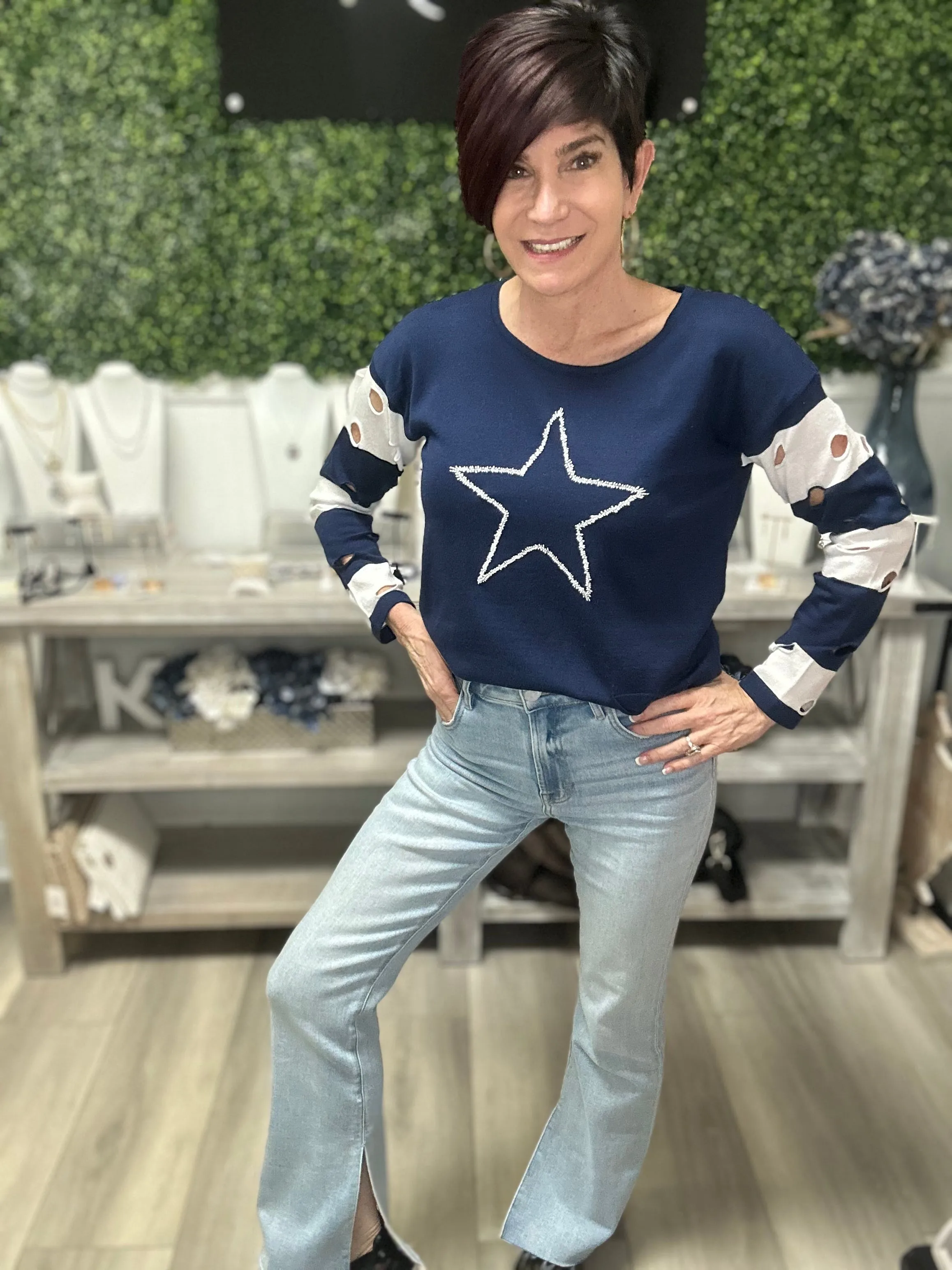 RYAN High-Rise Bootcut Jeans