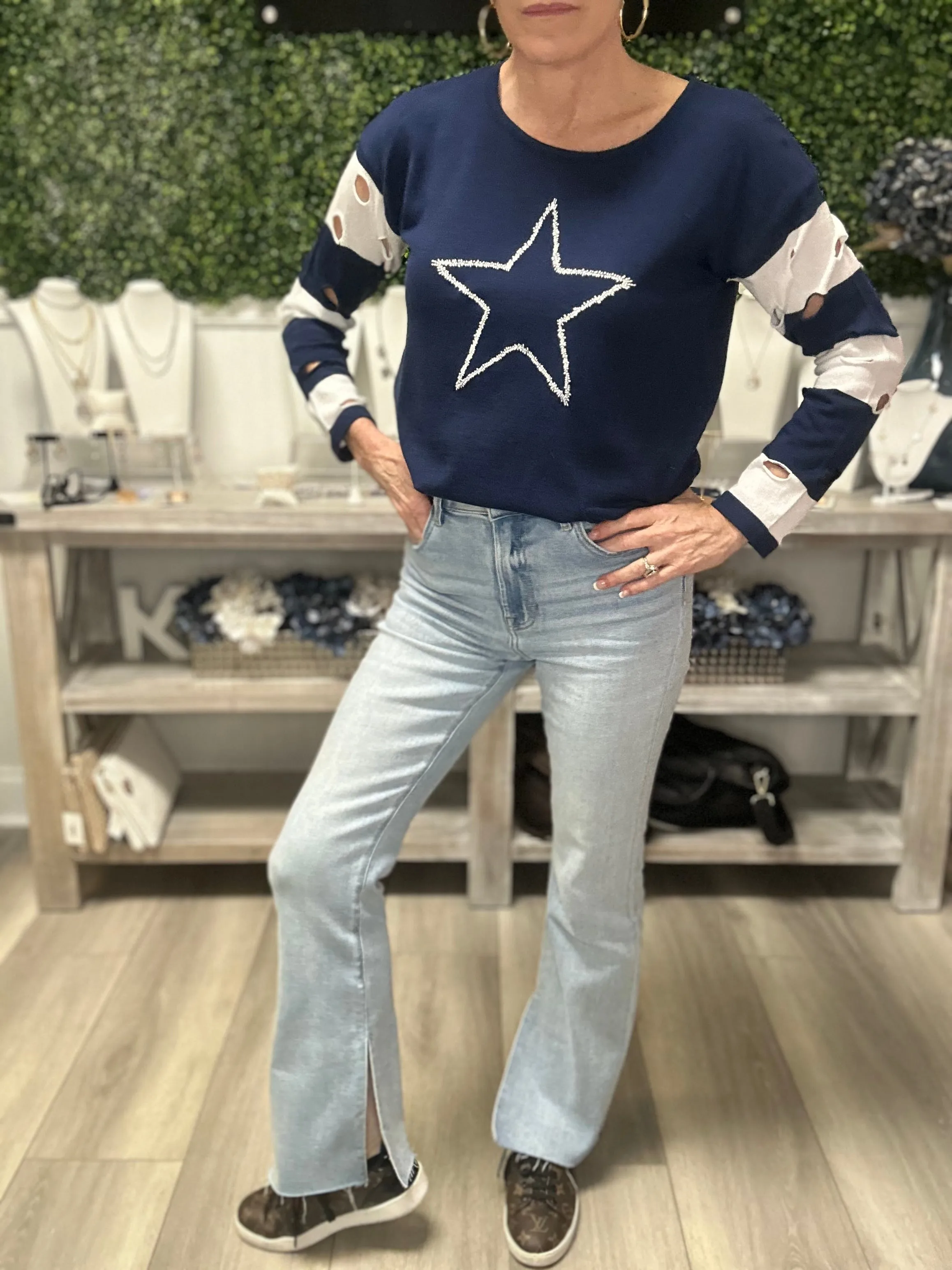 RYAN High-Rise Bootcut Jeans
