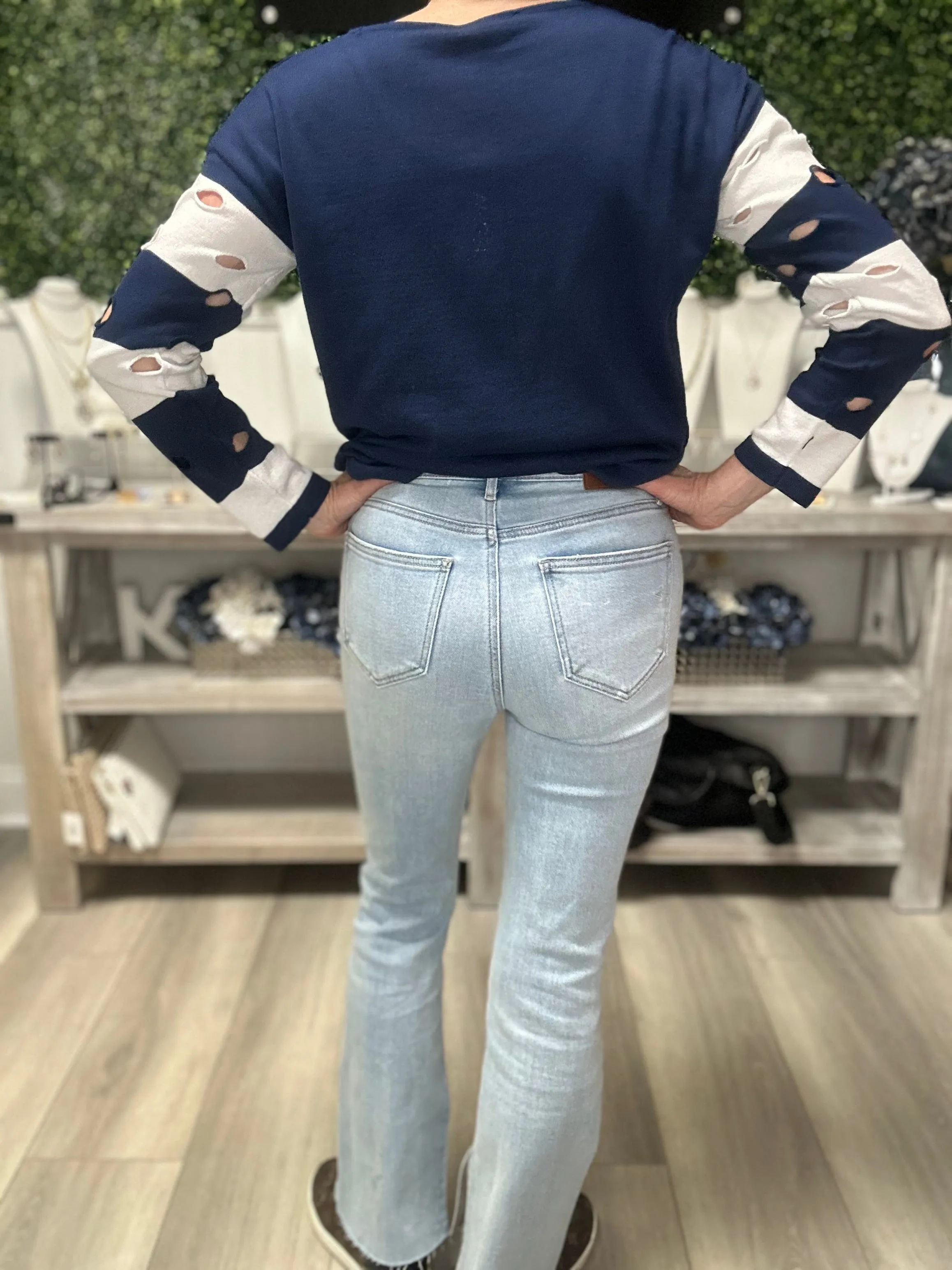 RYAN High-Rise Bootcut Jeans