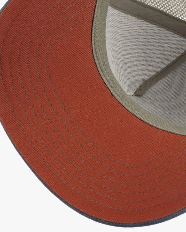 Stetson Canoe Trucker Cap - Blue / Red