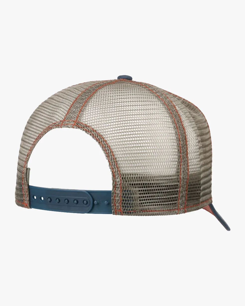 Stetson Canoe Trucker Cap - Blue / Red