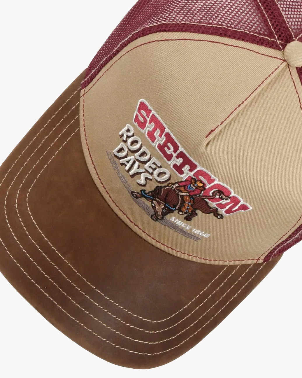 Stetson Rodeo Days Trucker Cap - Brown / Beige
