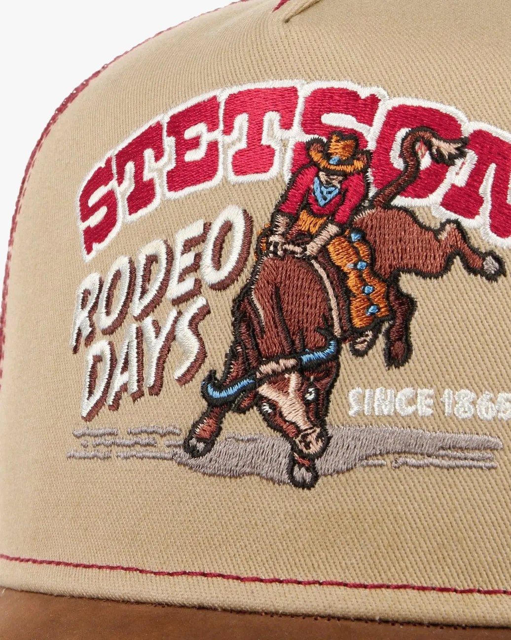 Stetson Rodeo Days Trucker Cap - Brown / Beige