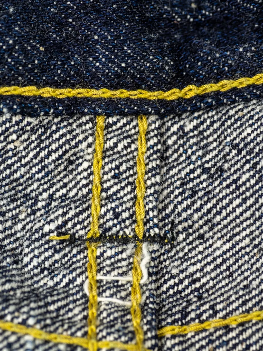 The Strike Gold 0104KE "Keep Earth" Natural Indigo Straight Tapered Jeans