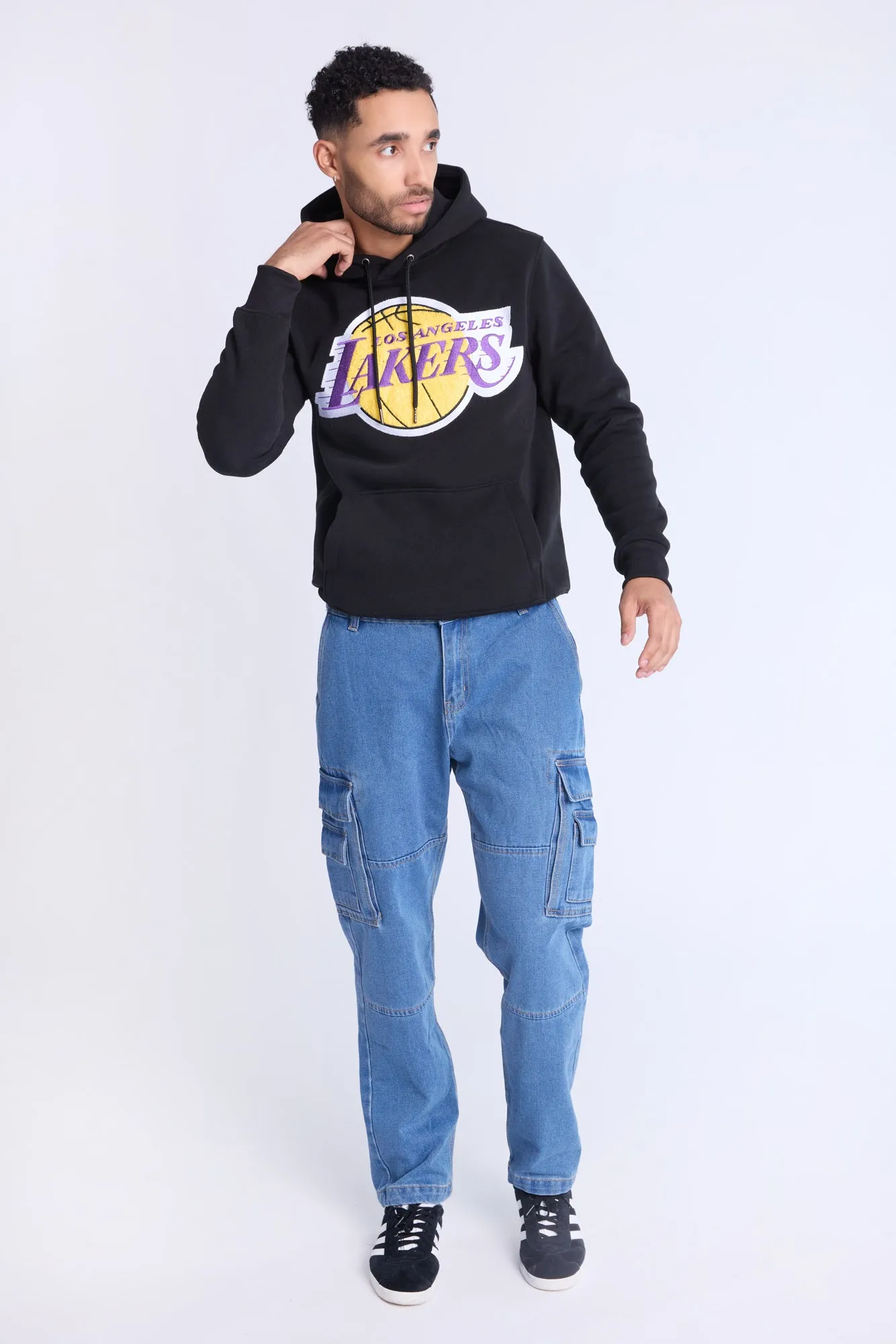 West49 Mens 4 Pocket Cargo Jeans