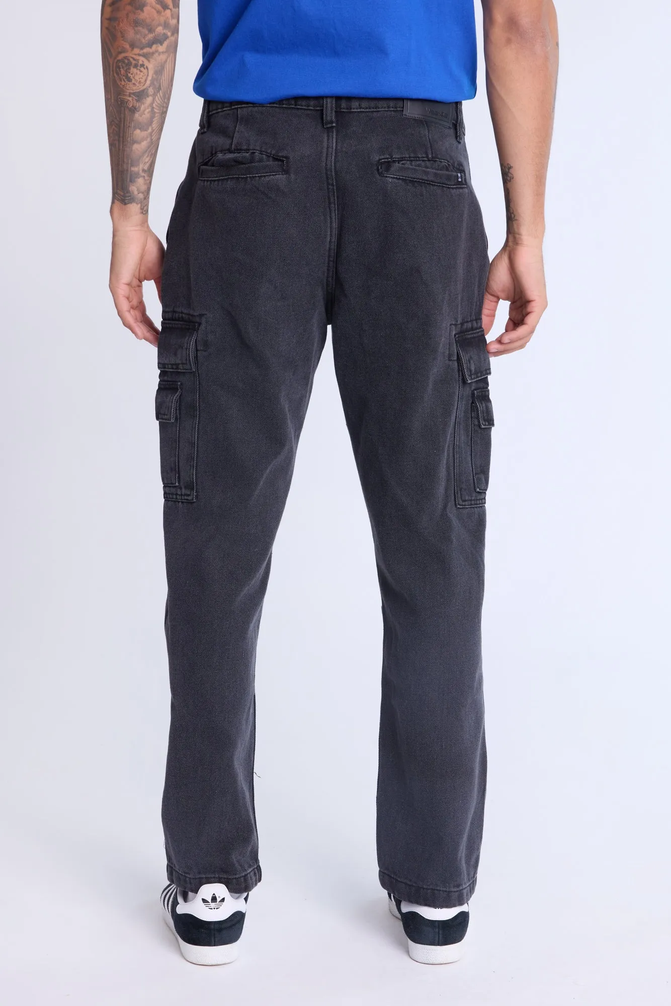 West49 Mens 4 Pocket Cargo Jeans