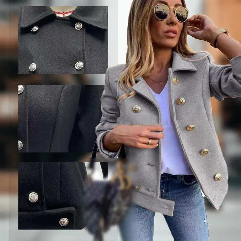 Women's Slim Fit Double Breasted Blazer