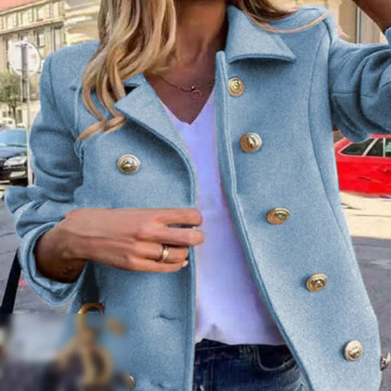 Women's Slim Fit Double Breasted Blazer