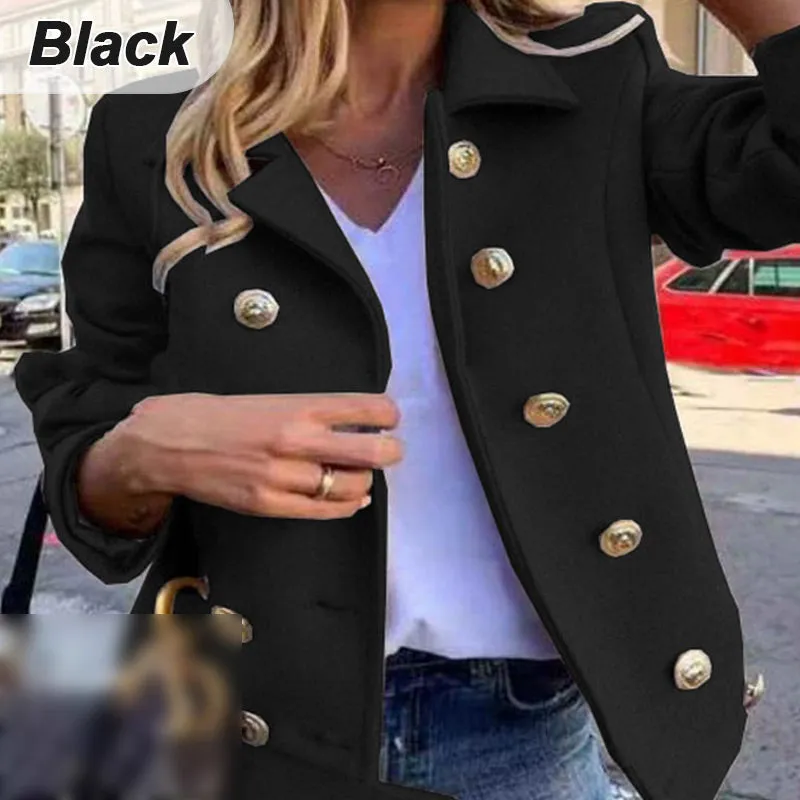 Women's Slim Fit Double Breasted Blazer