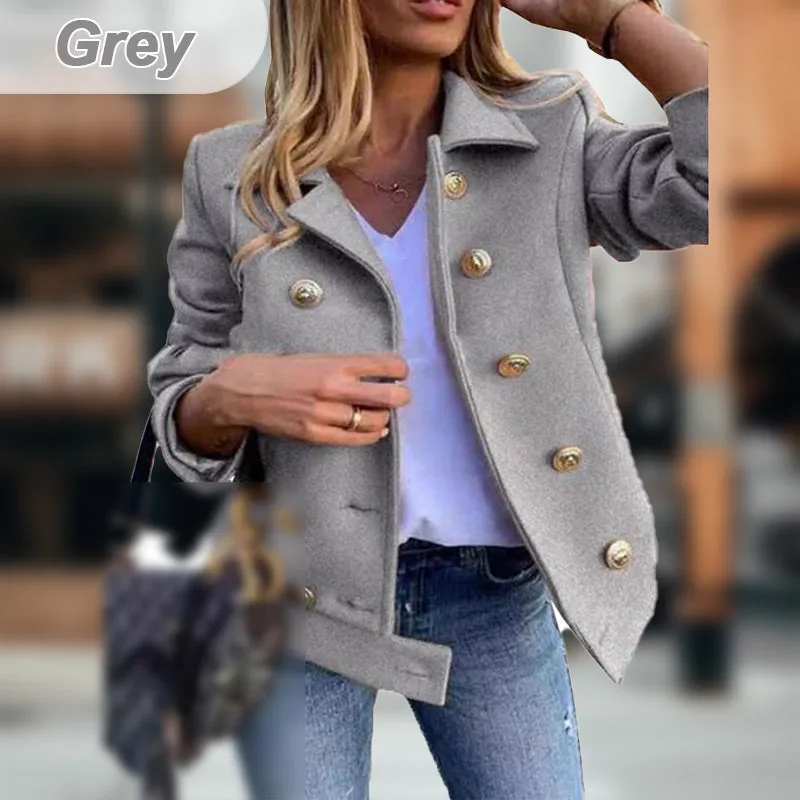 Women's Slim Fit Double Breasted Blazer